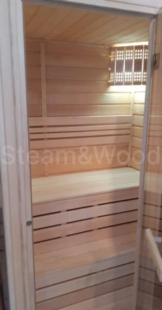 Трехместная финская сауна Comfort из кедра